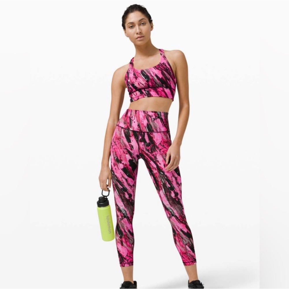 Incentive Refresh Multi Pink and Black print leggings